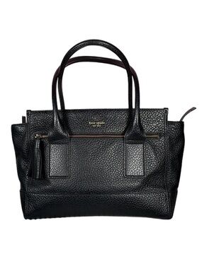 KATE SPADE NEW YORK designer iconic large pebbled leather bag gorgeous like new